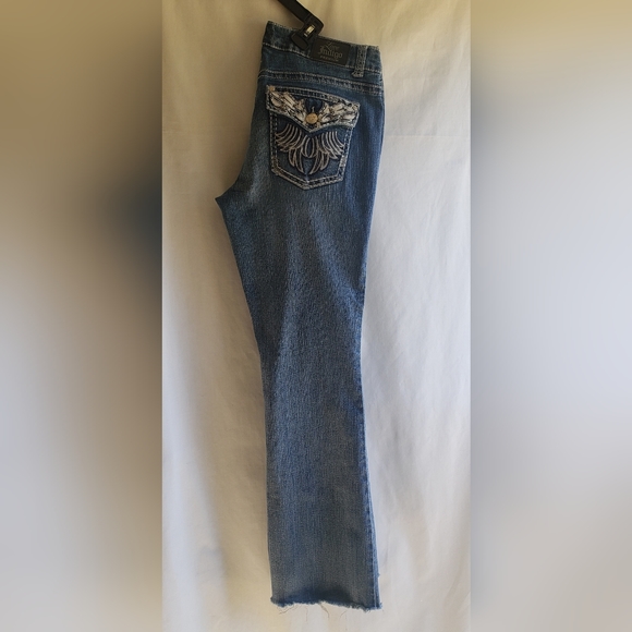 Love Indigo Premium Jeans Womens 10 Blue Denim Stretch . - Picture 4 of 12